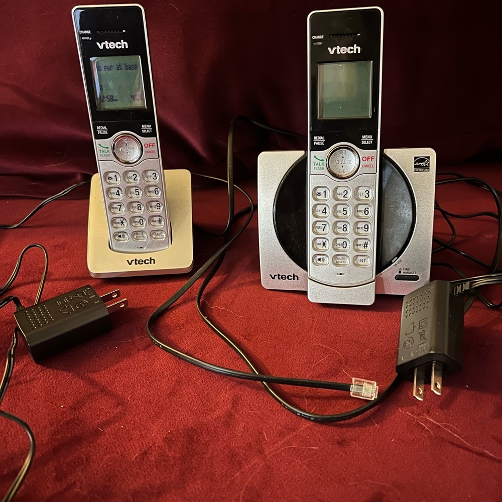 VTech CS6919-2 DECT 6.0 Cordless Phone w/ Caller ID Speakerphone, 2 Handsets